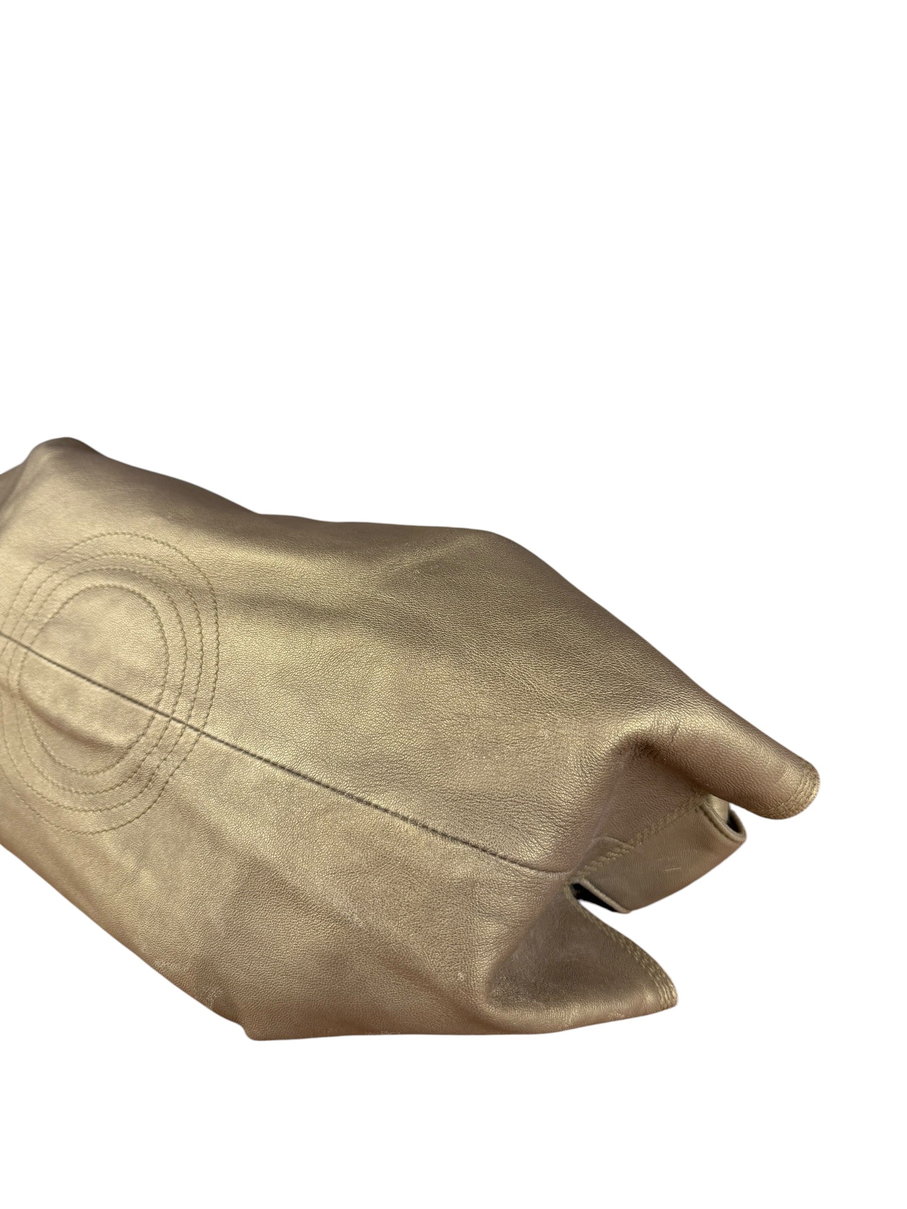Loewe Vintage Gold Nappa Aire Hobo/Tote Bag
