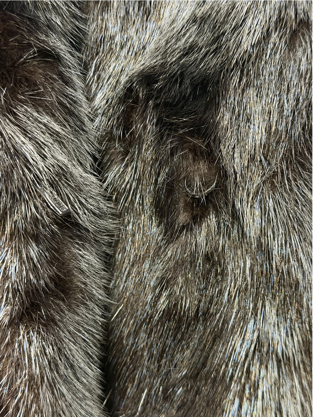 Vintage Dark Brown Mink Fur Coat
