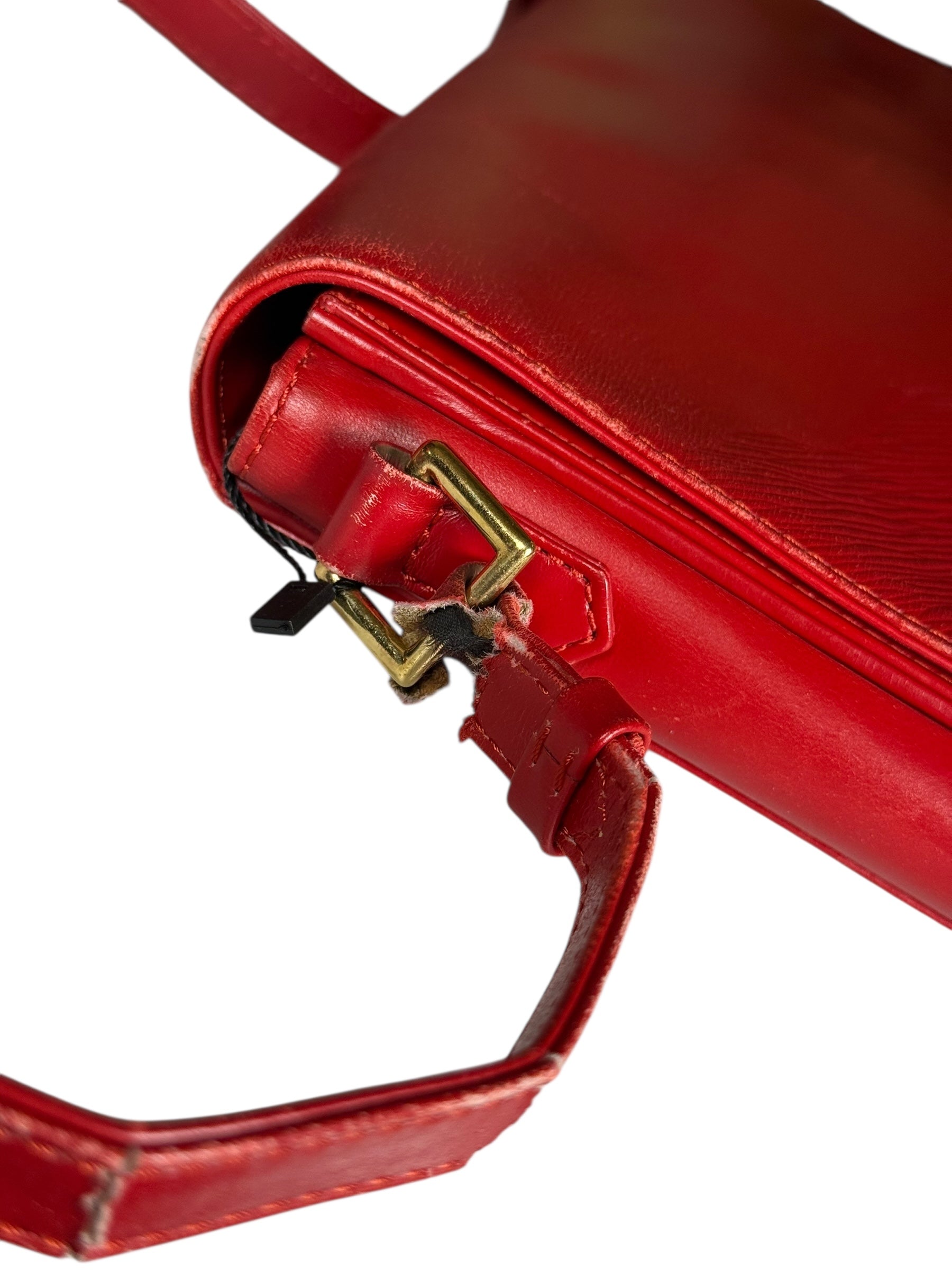 Louis Vuitton Red Epi Opera Delphes Work Bag