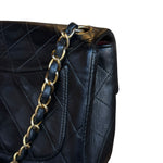 Chanel Black Leather Classic Mini Flap Bag ‘94-‘96