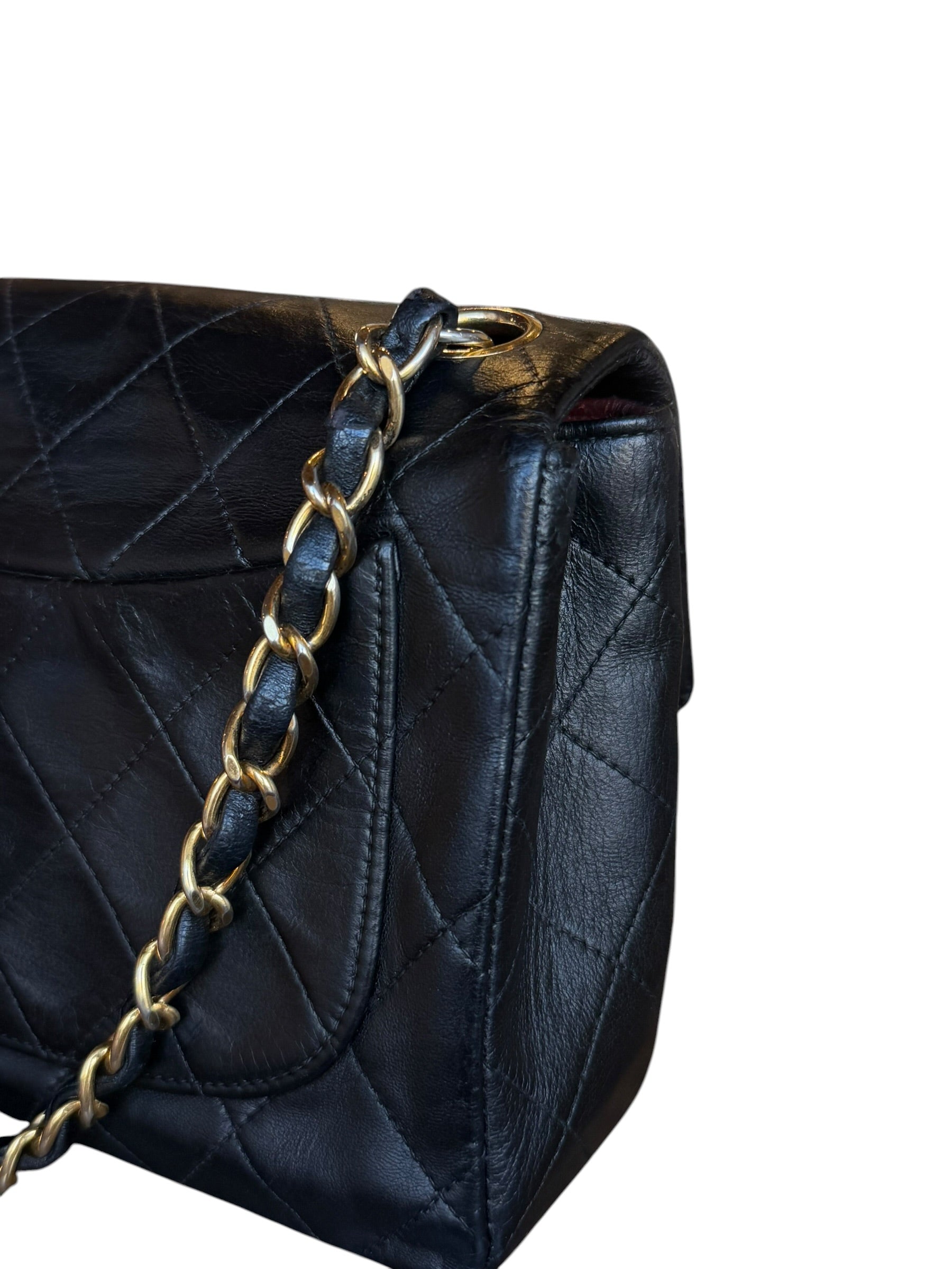 Chanel Black Leather Classic Mini Flap Bag ‘94-‘96