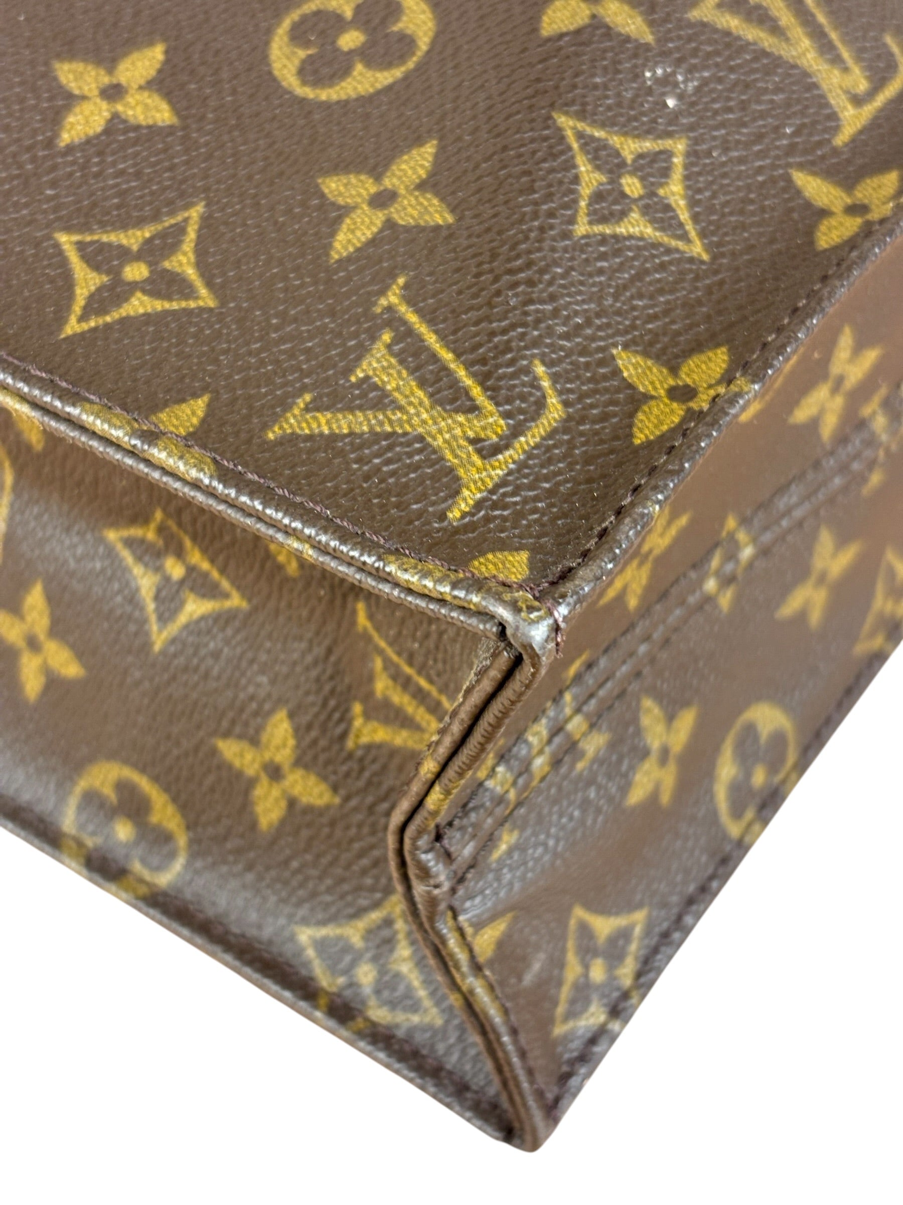 Louis Vuitton Vintage Monogram Sac Plat Tote Bag