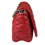Louis Vuitton Red Lambskin GO-14 Malletage Shoulder Bag