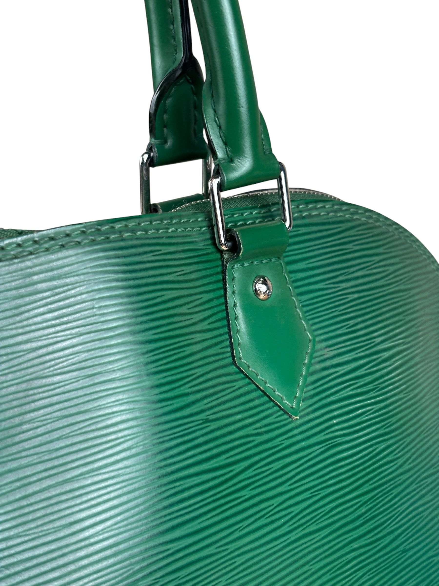 Louis Vuitton Green Epi Alma GM