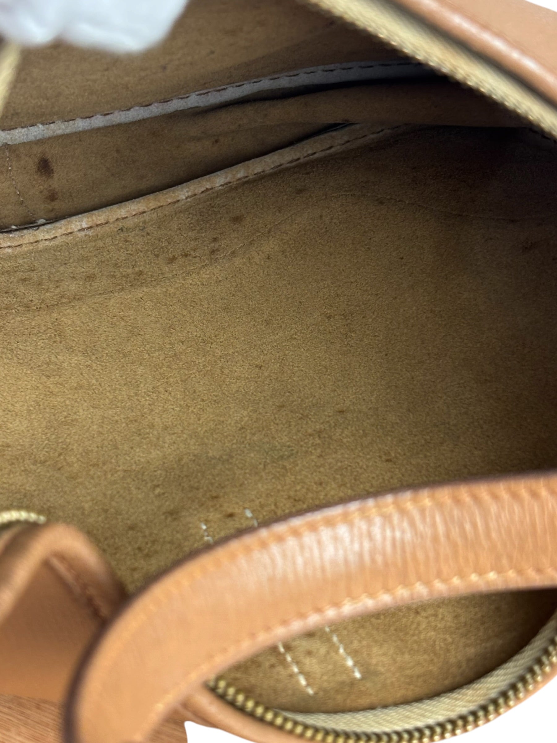 Hermes Vintage Tan Brown Leather Shoulder Bag