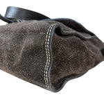 John Varvatos Suede Messenger Bag