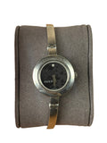 Gucci 105 Black Floral Round Dial