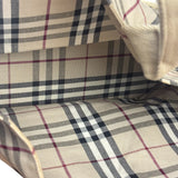 Burberry Vintage Canvas House Check Tote Bag