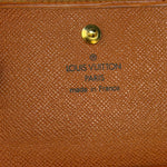 Louis Vuitton Brown Leather Elise Compact Wallet
