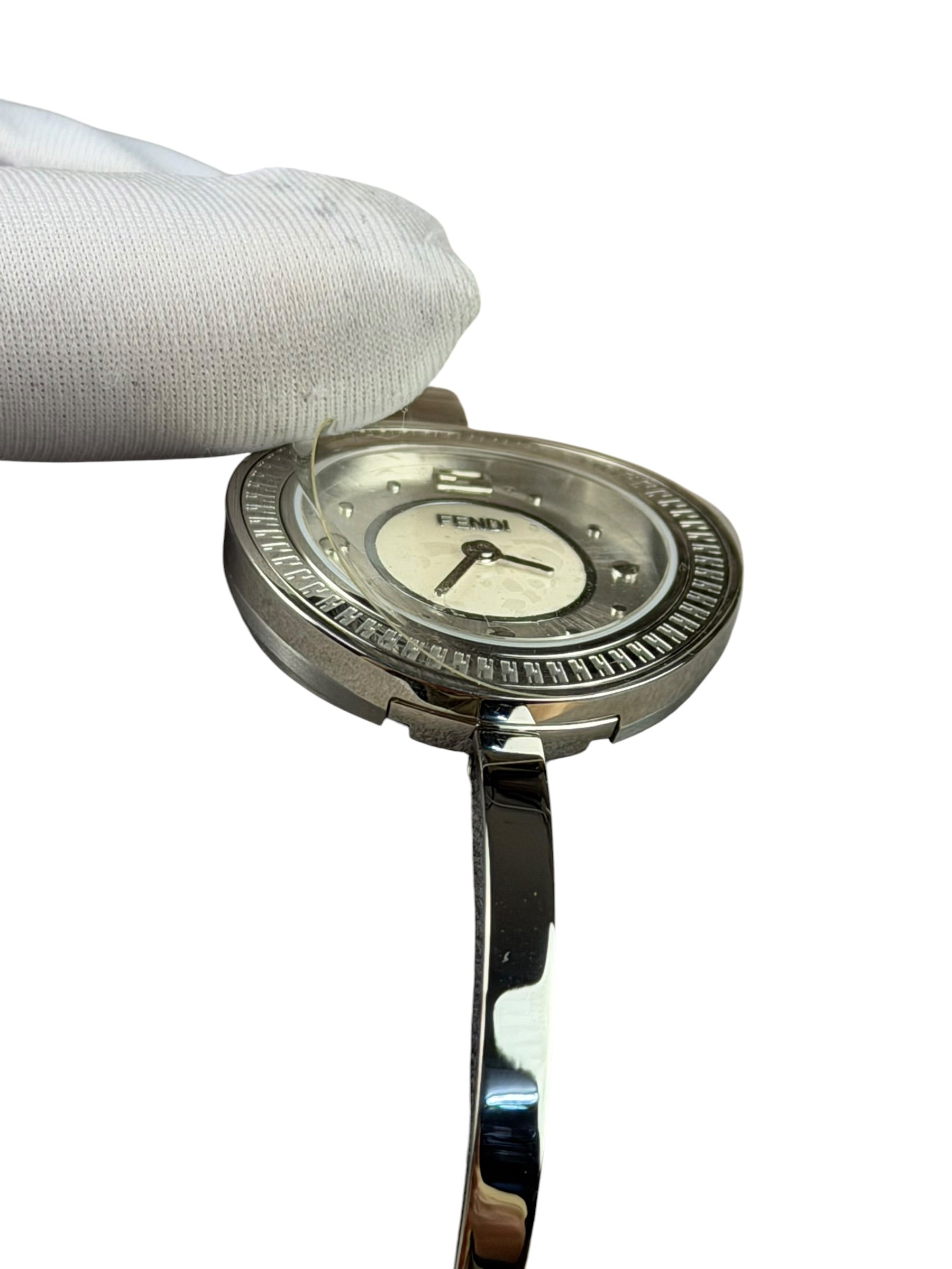 Fendi My Way 35000s Silver Bangle Watch