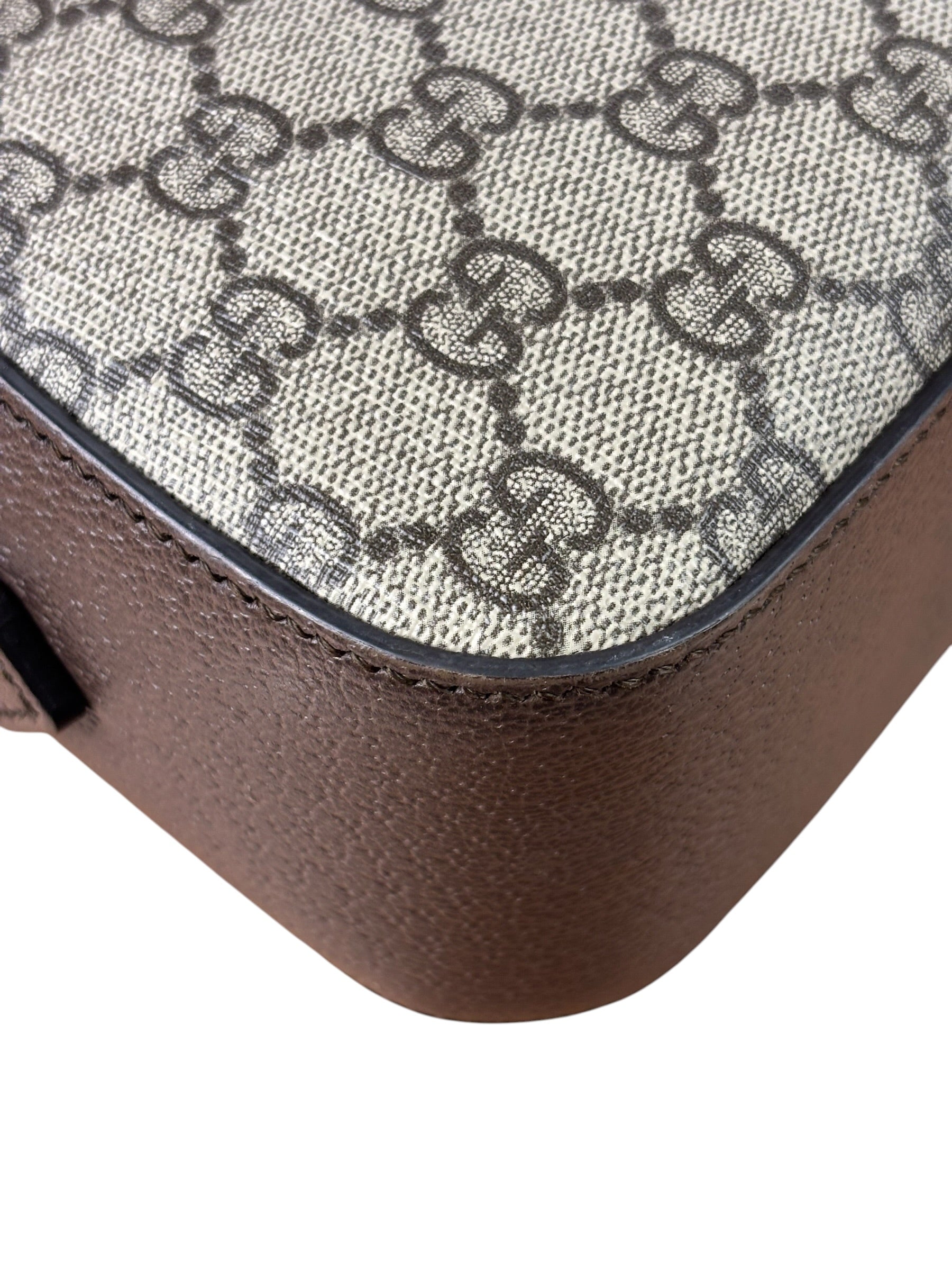 Gucci Vintage Brown GG Neo Crossbody Bag
