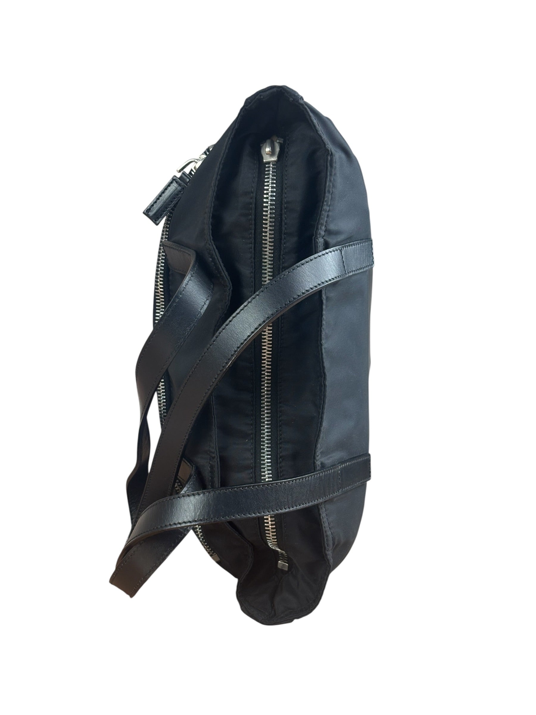Prada Black Nylon Tote Bag