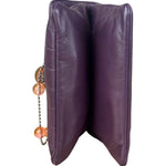 Chanel Purple Lambskin Ball Button Flap 2001