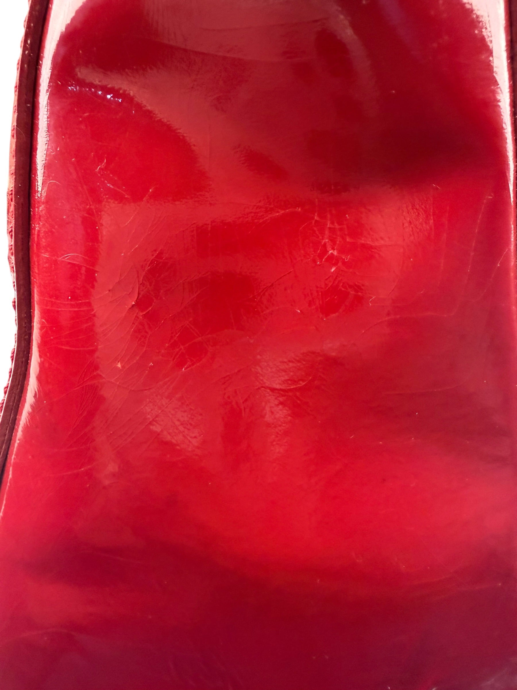 Miu Miu Glossy Candy Red Patent Leather Tote Bag