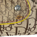 Christian Dior Vintage Trotter Canvas Rasta Crossbody Bag