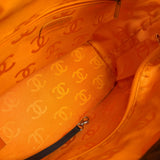 Chanel Brown Quilted Leather Cambon Ligne Shoulder Tote 2004