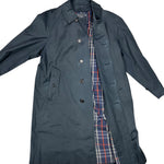 Burberry Vintage Dark Navy Mid-Length Trench Coat