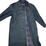 Burberry Vintage Dark Navy Mid-Length Trench Coat