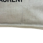 Saint Laurent Beige Canvas Rive Gauche Tote Bag