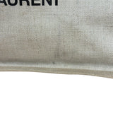 Saint Laurent Beige Canvas Rive Gauche Tote Bag