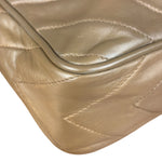 Chanel Tan Beige Chevron Leather Camera Case