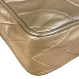 Chanel Tan Beige Chevron Leather Camera Case