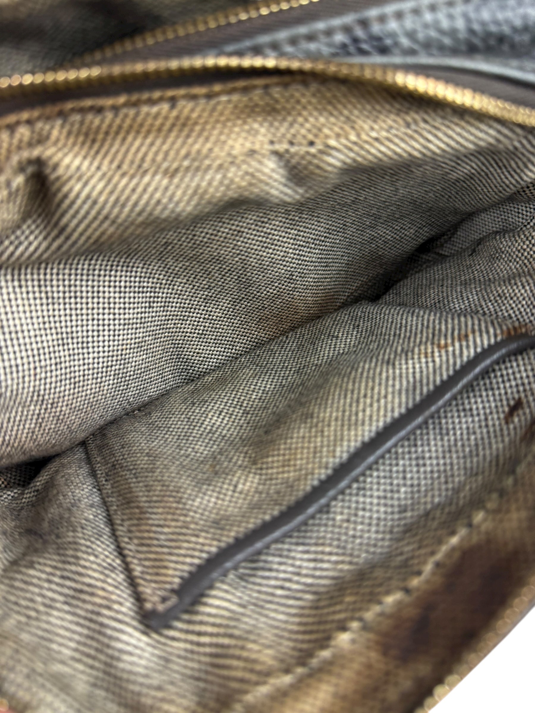 MCM Monogram Stripe Camera Crossbody