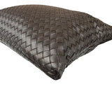 Bottega Veneta Brown Leather Woven Intrecciato Crossbody Bag