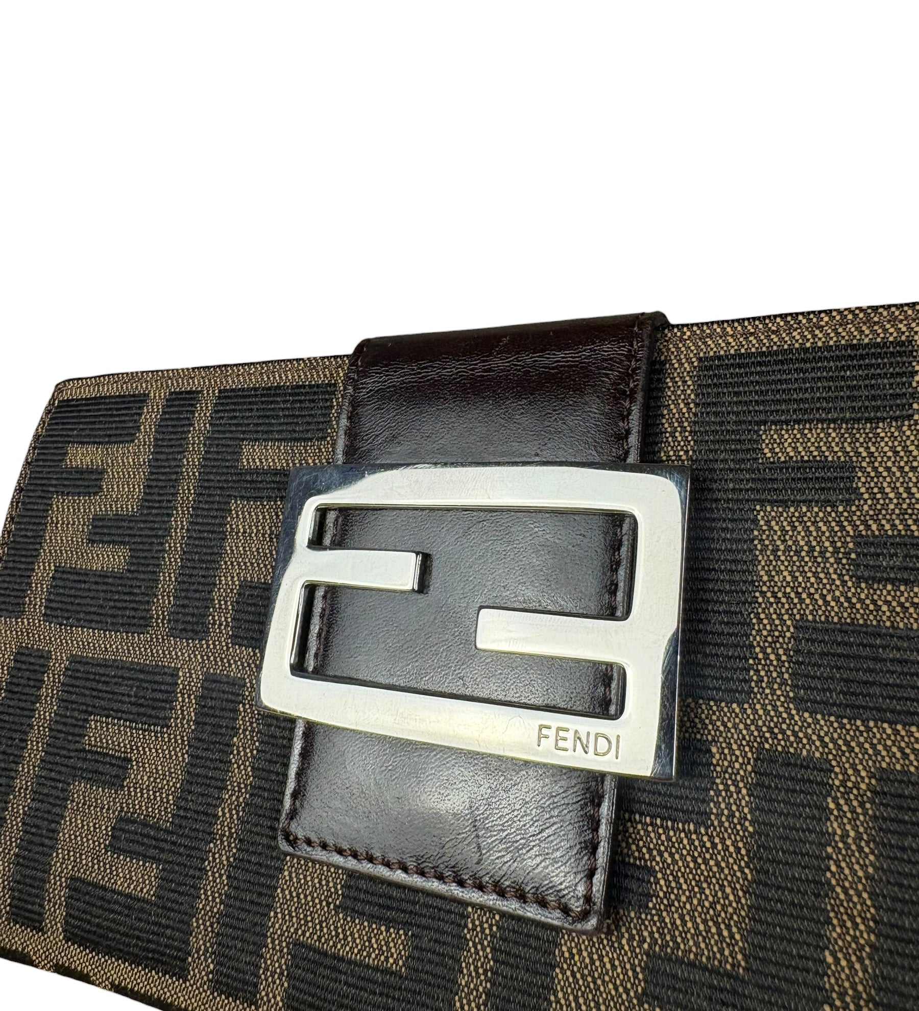 Fendi Vintage Zucca Print Long Wallet