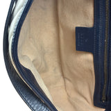 Gucci GG Marmont Cream & Navy Flap Bag