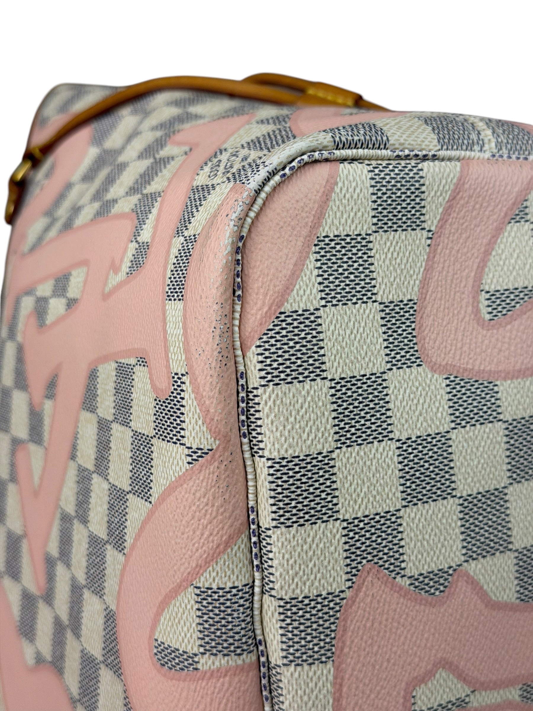 Louis Vuitton Limited Edition Pink Damier Azur Tahitienne Neverfull GM
