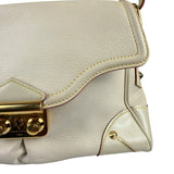 Louis Vuitton White Leather Suhali L'Essentiel Shoulder Bag