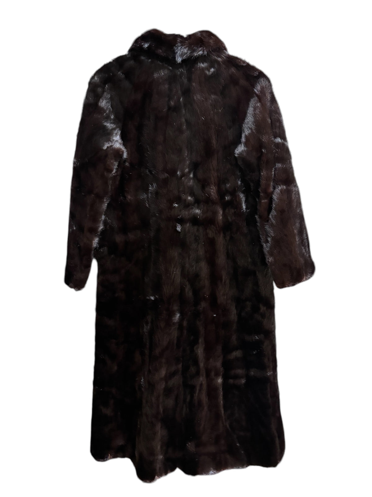 Vintage Brown Mink Long Fur Coat