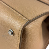 Givenchy Nude Brown Leather Mini Two-Way Handbag