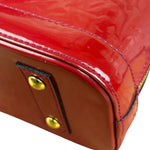 Louis Vuitton Red Monogram Vernis Alma bb