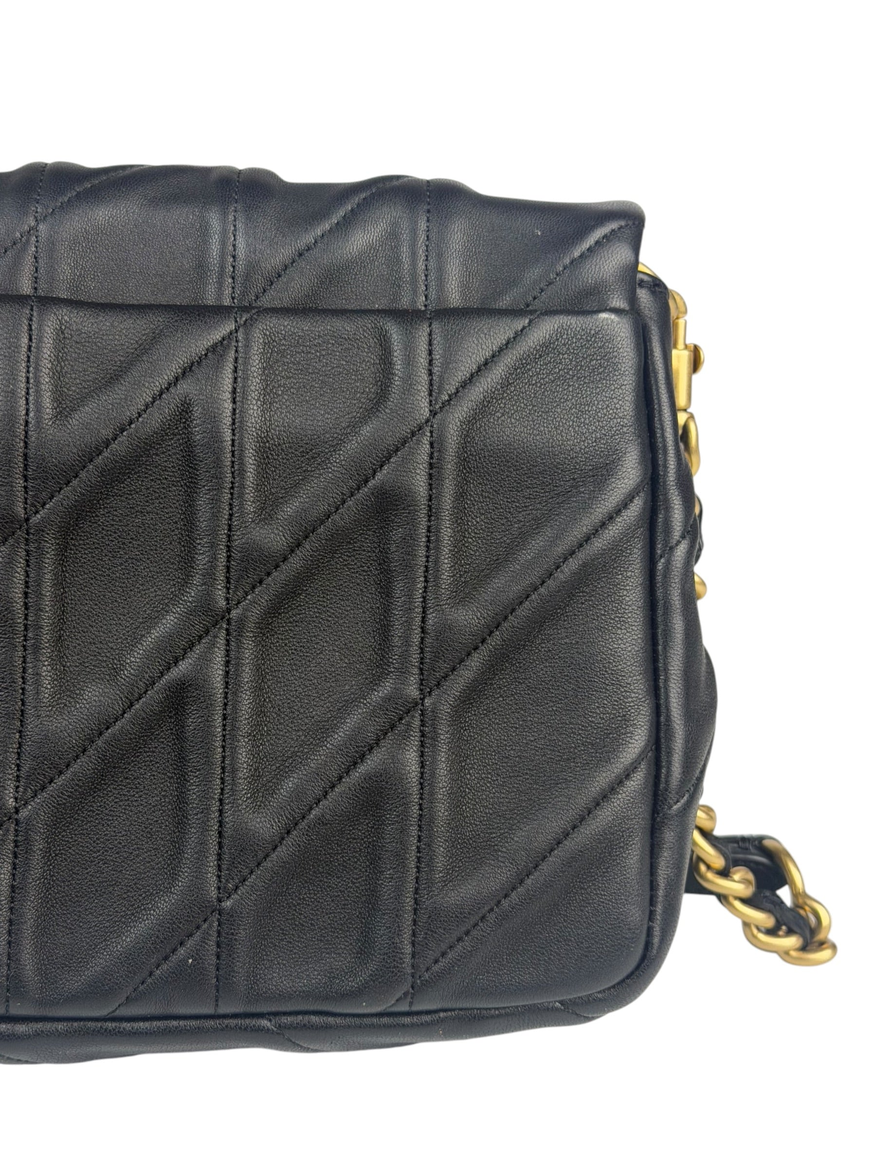 Coach Black Nappa Leather Tabby Shoulder Bag