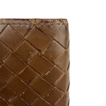 Bottega Veneta Brown Intercciato Bifold Wallet