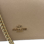 Coach Colorblock Leather Anna Flap Clutch Crossbody Bag