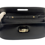 Gucci Black Leather Bamboo Night Small Clutch/Pochette