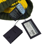 Prada Militare/Limone Cashmere Wool Beanie