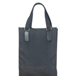 Christian Dior Vintage Black Logo Print Canvas Tote