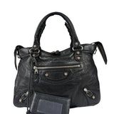 Balenciaga Black Classic Leather City Bag