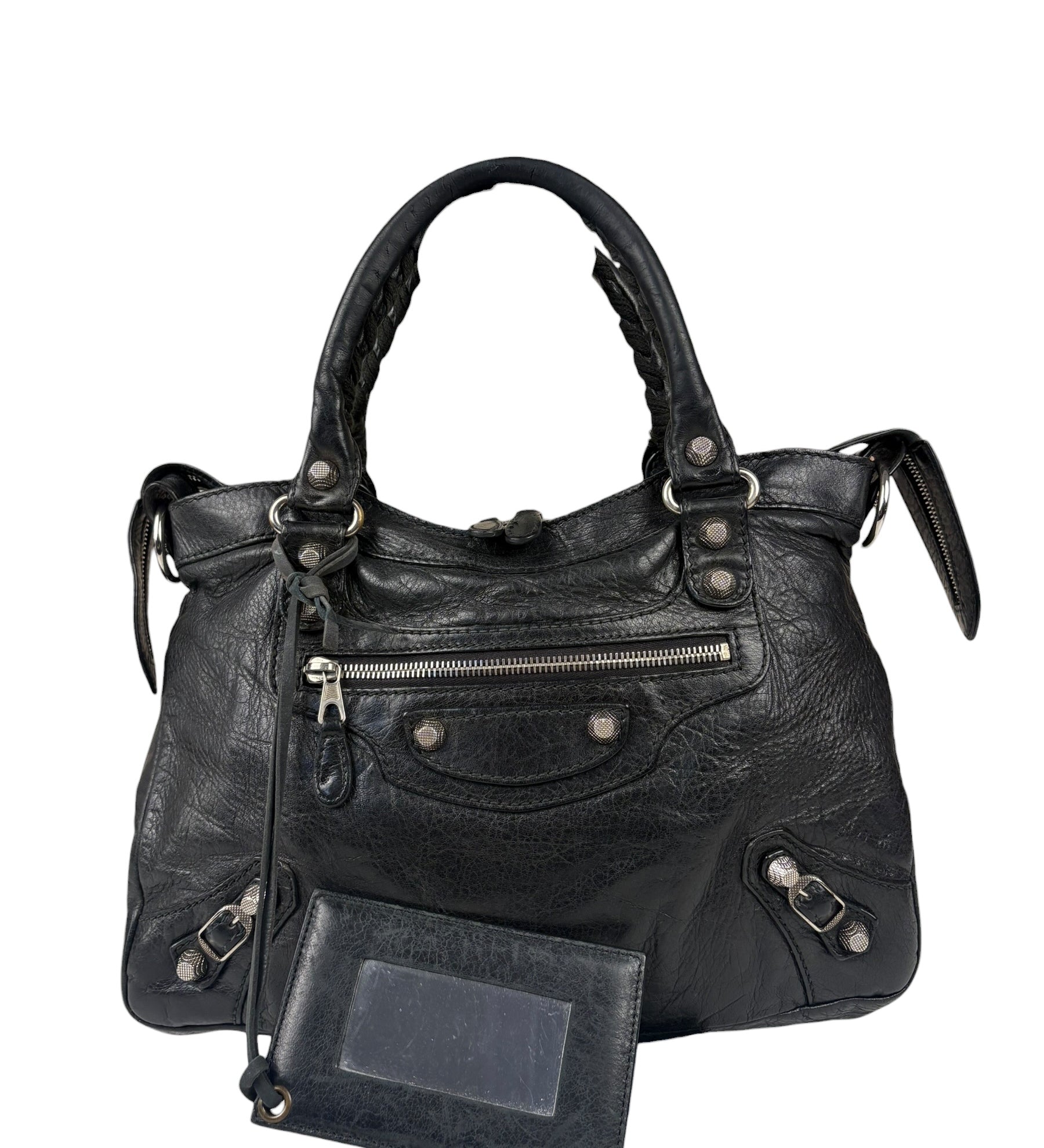 Balenciaga Black Classic Leather City Bag