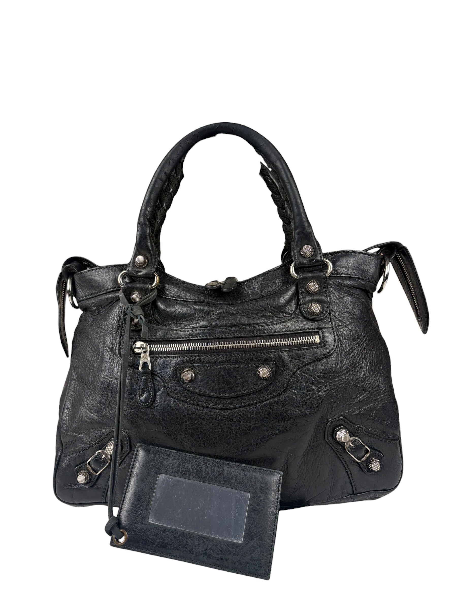 Balenciaga Black Classic Leather City Bag