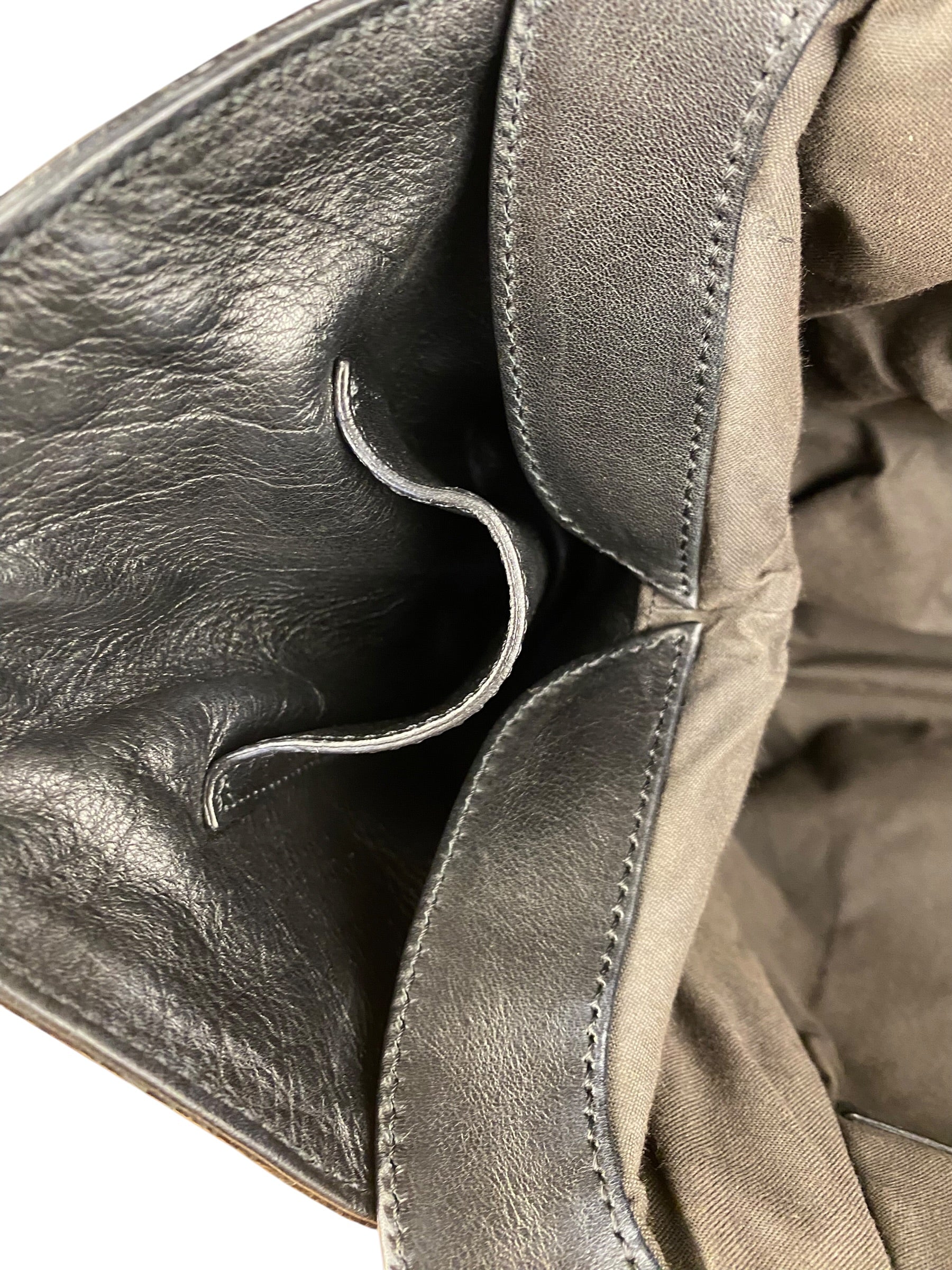 Fendi Vintage Black Brosa Doctor Tote
