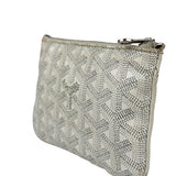 Goyard White Senat Mini Pouch