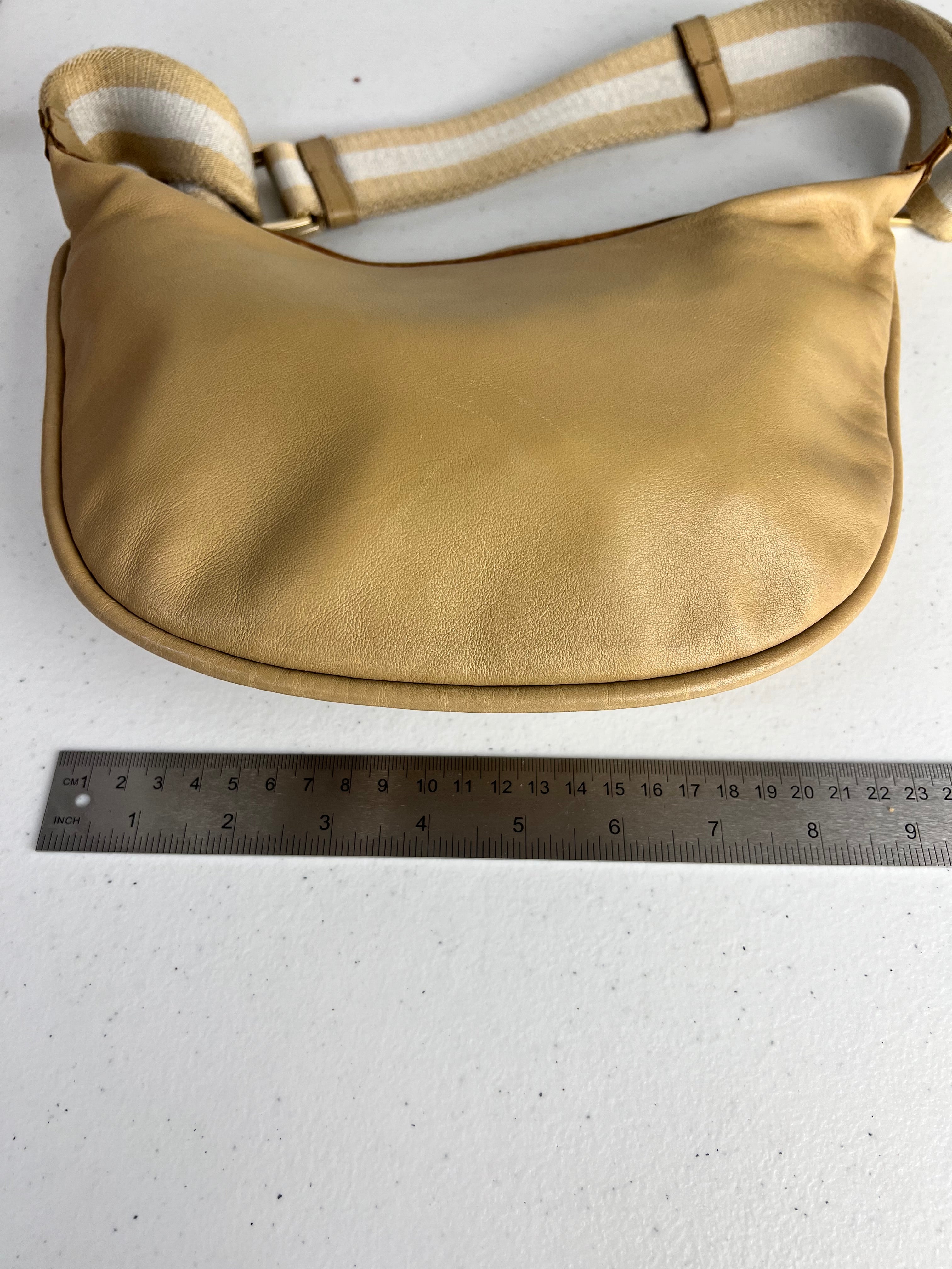 Gucci Beige Leather Vintage Hobo Bag