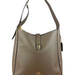 Coach Brown Pebbled Leather Large Hadley Tote