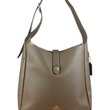 Coach Brown Pebbled Leather Large Hadley Tote