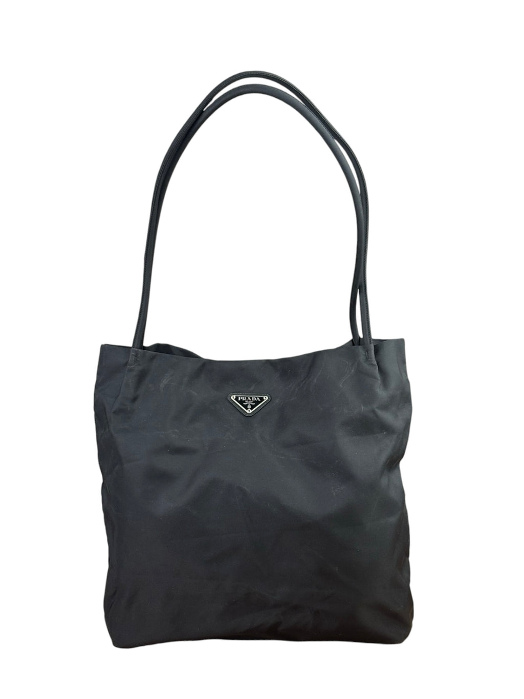 Prada Black Tessuto Nylon Tote Bag